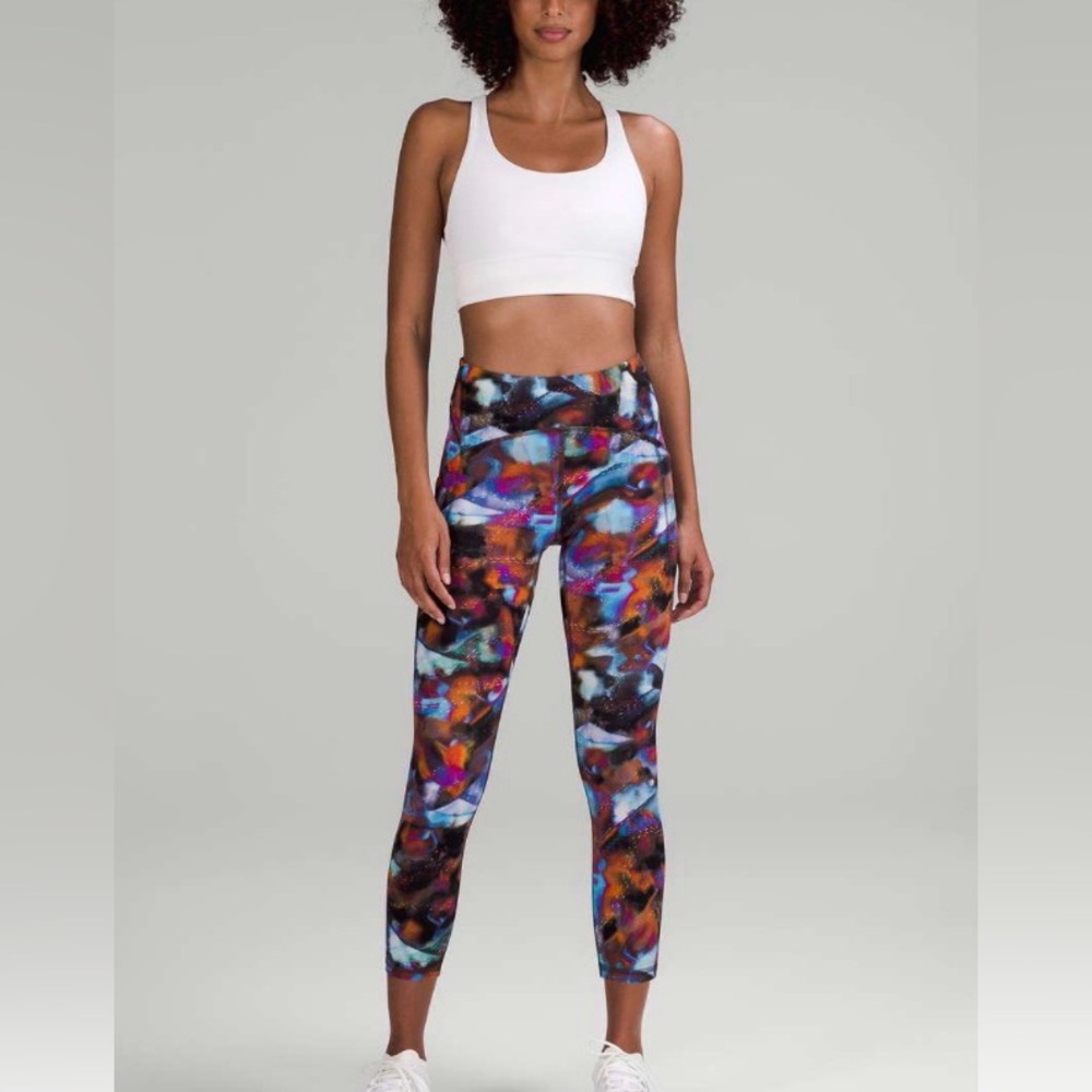 NWT Lululemon Size 2 Power Through HR Tight 25” HYDM  $128 Leggings